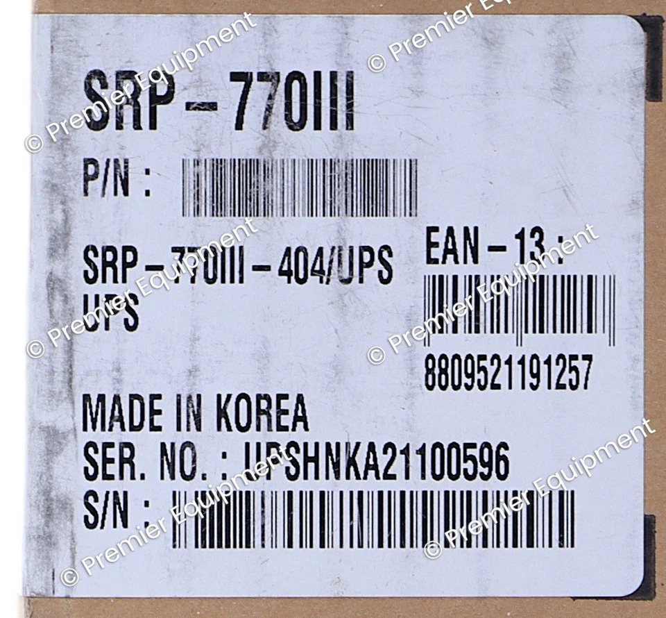 NEW BIXOLON SRP-770III SRP-770III-404/UPS DIRECT THERMAL LABEL PRINTER - Image 2 of 2