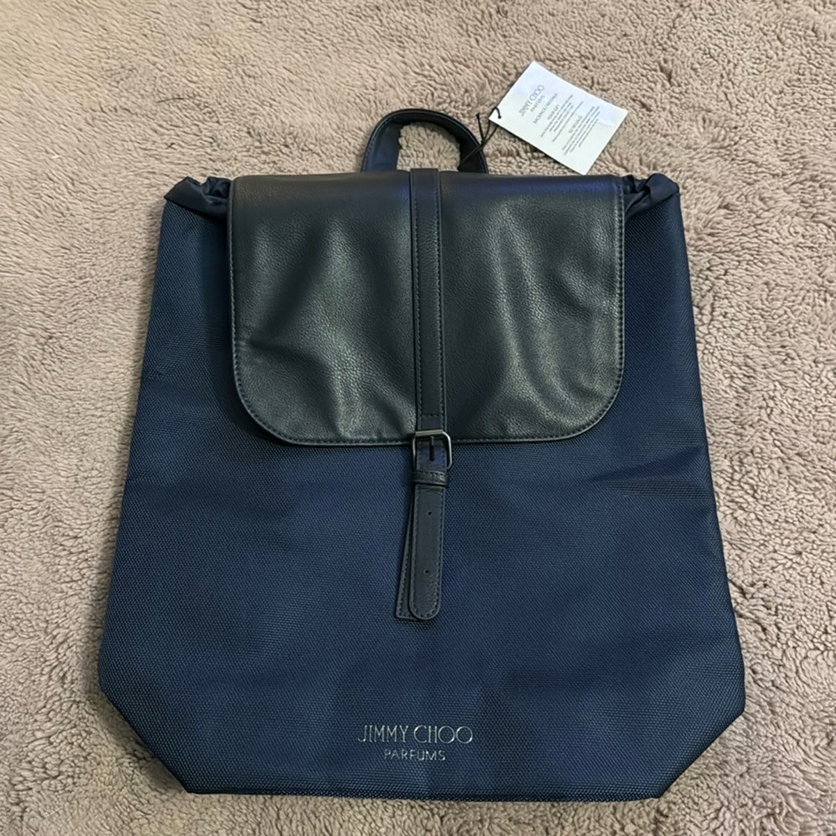 Jimmy Choo Navy Backpack | eBay