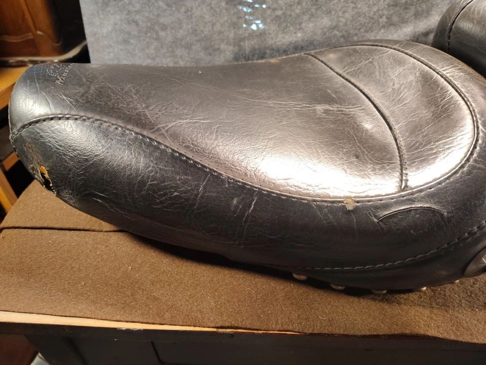 Harley XL Mustang 6-i82 vintage 1982-95 asiento ancho Foto 4 de 4