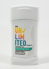 Degree Unlimited 2.7oz antiperspirant deodorant FRESH INVISIBLE SOLID  READ 