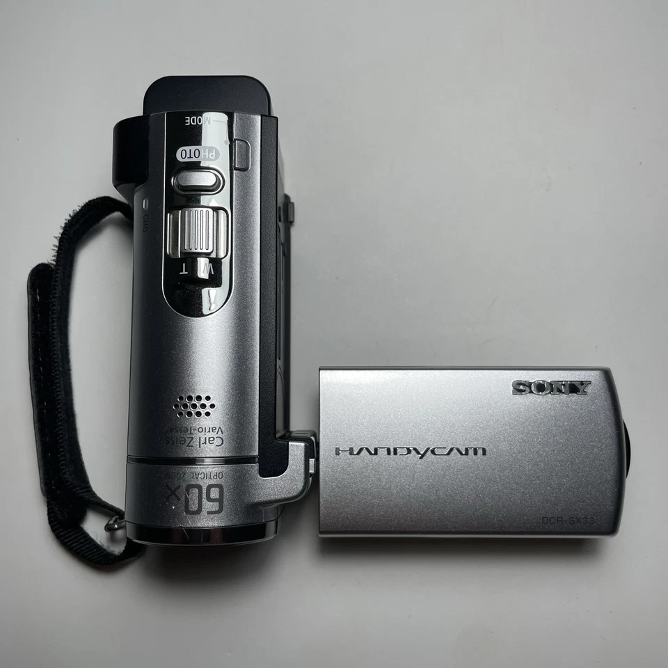 Sony Handycam DCR-SX33E HD Camcorder Digital Video Camera + Charger, Battery - Image 4 of 4
