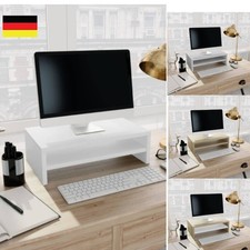 Monitorständer Schreibtischaufsatz Monitorerhöhung Bildschirm Ständer Regal Holz