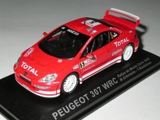 Rare 1/43 Peugeot 307 WRC 2004 Monte Carlo Grosholm DeAgostini Hamburg Germany