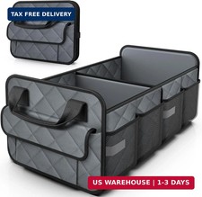 Trunk Organizer for SUV - Foldable Portable Car Organizers and Storage w