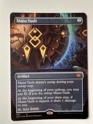 MTG Mana Vault   Foil   Double Masters 2022 Extras (2X2)   NM - Eng.