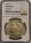1900 S Morgan Silver Dollar NGC AU Details Tougher Date Morgan
