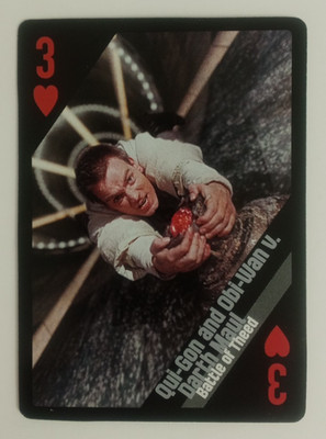 2013 Star Wars Battles Playing Card 3 Hearts