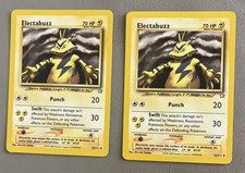Winning Bidder Gets Both Pokemon Electabuzz 33/111 Neo Genesis Card 33 Shown on eBay