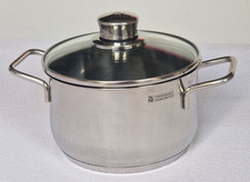 WMF Transtherm Cromargan Edelstahl Topf Kochtopf mit Deckel - 17 cm  - Induktion