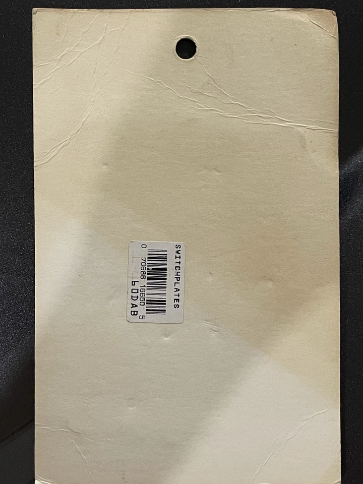 Nuevo de Lote Antiguo Amtac 1967 Floral Rosa Latón Luz Interruptor Placa Salida Cubierta Dorado Plata NUEVO Foto 2 de 2