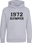 1972 Olympics Grey Hoodie Ms Trunchbull Matilda World Book Day Fancy Dress