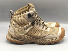 KEEN NXIS Evo Mid Waterproof Hiking Boots, Gray Whip Women's 6.5 Med US