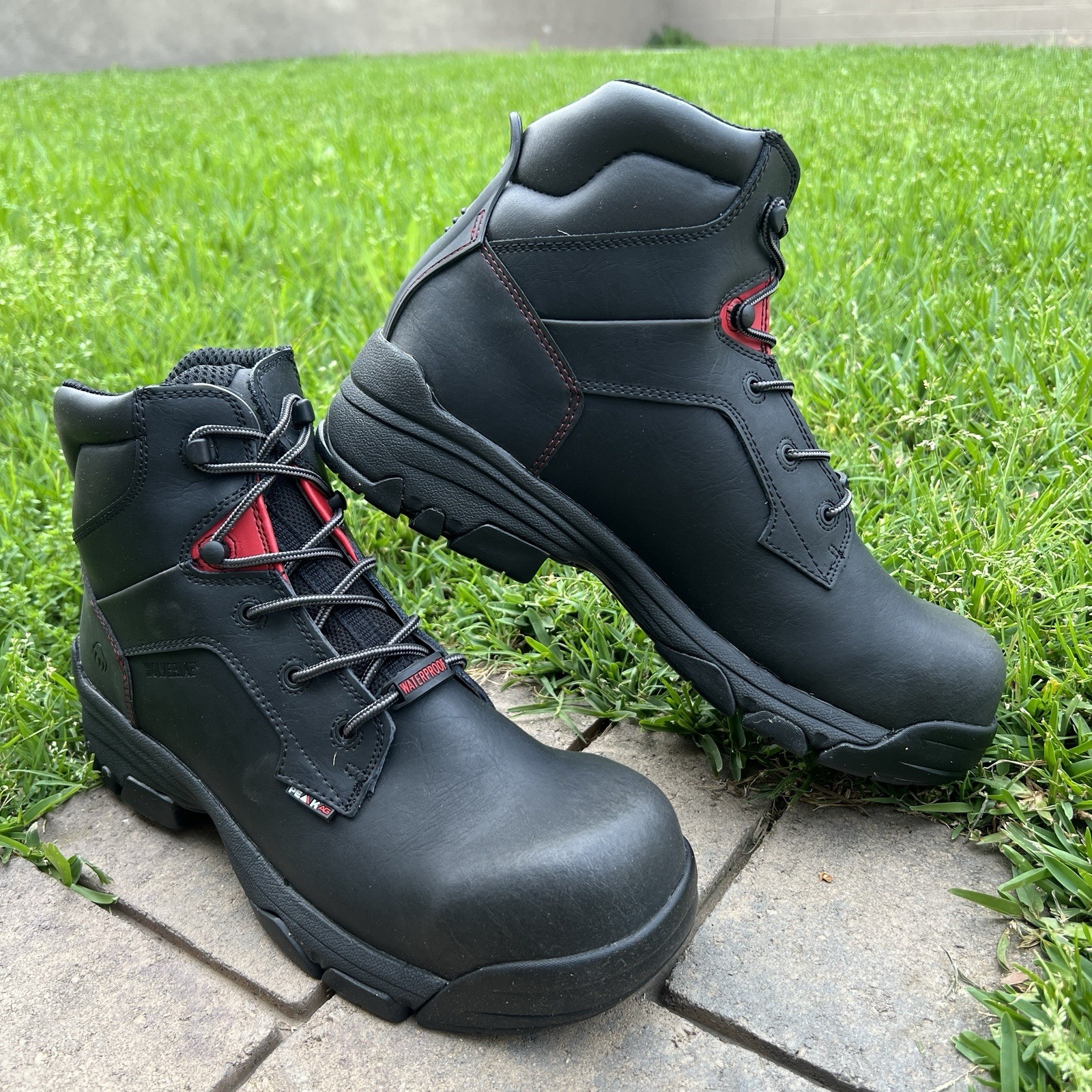 Wolverine Men's Merlin Work Boots Waterproof Composite Toe Slip Resistant