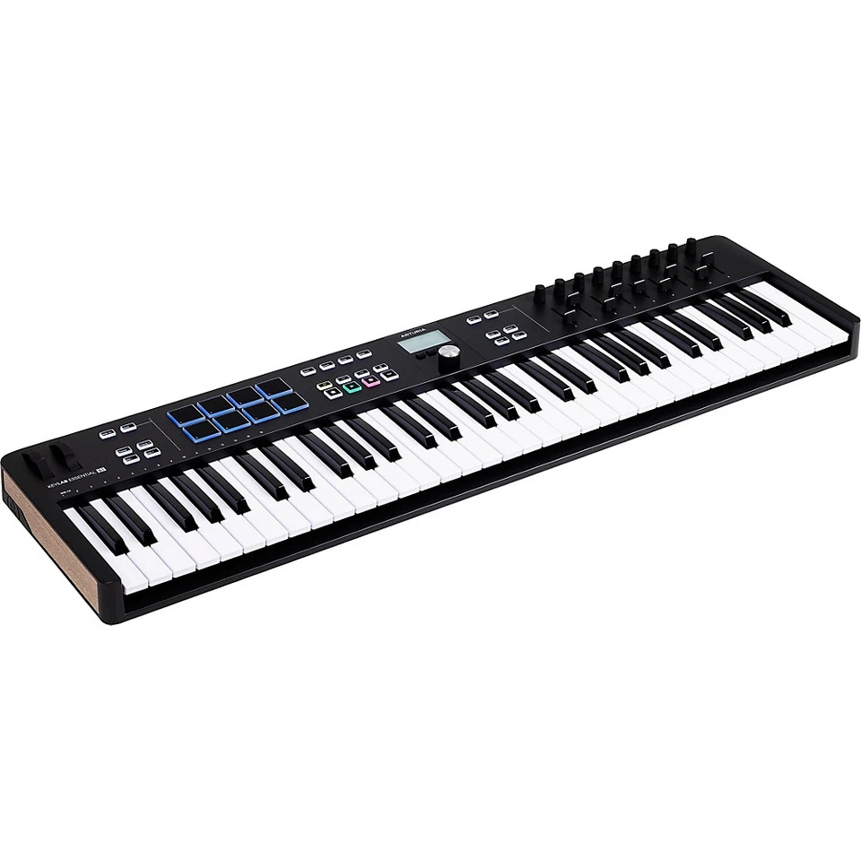 Controlador de teclado Arturia KeyLab Essential 61 mk3 MIDI preto - Imagem 2 de 4