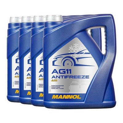 MANNOL Antifreeze AG11 Longterm Kühlerfrostschutzkonzentrat, 4x5 Liter
