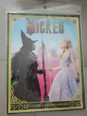 New Universal Movie Wicked 2026 Unbreakable Bond 12 Poster Book 11 X 9 Inches 