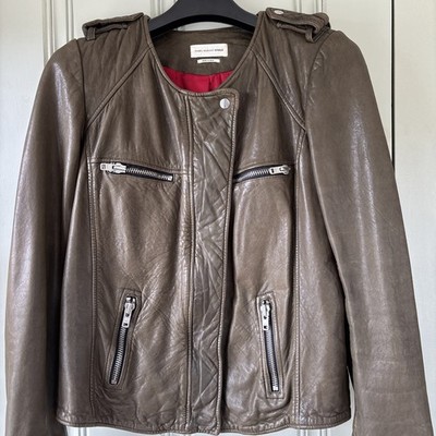 Isabel Marant Etoile Lamb Leather Biker Jacket Medium