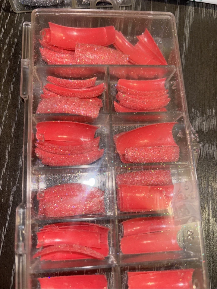 Design Nail Tips Glitter Many Colors NEW Pick Your Color - Image 3 of 4