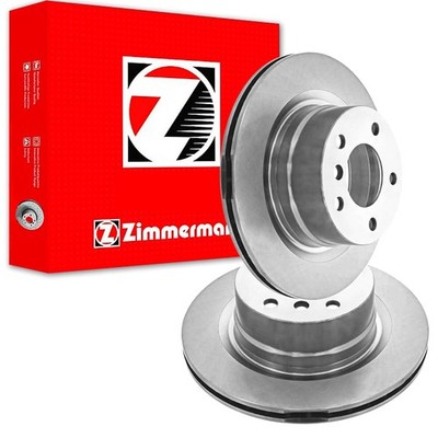 2x ZIMMERMANN COAT Z BREMSSCHEIBEN 300mm INNENBELÜFTET HINTEN PASSEND FÜR BMW 1