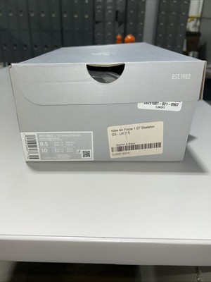 Size 8.5 - Nike Air Force 1 Low Orange Skeleton