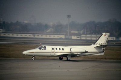 Dia D-ICCC Cessna 500 Citation 03/1991 35mm gerahmt OP-K10-27