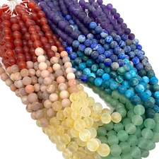 Healing Chakra Beads - Unique Matte Finish for Mindfulness