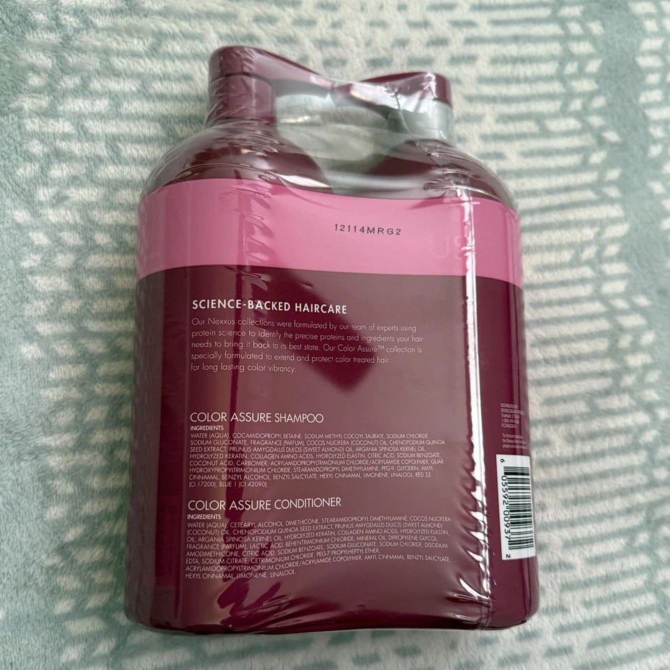 Nexxus Color Assure Shampoo Conditioner Set 32 fl oz Brand New! Protein Vibrancy - Image 2 of 4