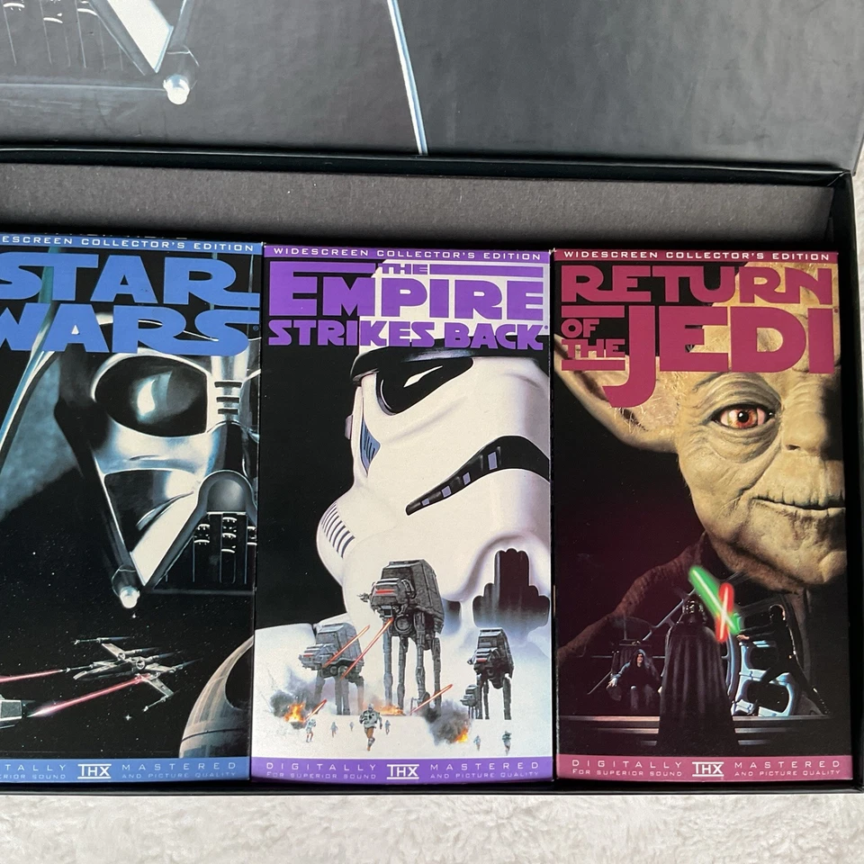 Star Wars Trilogy THX Widescreen Edition Box Set VHS 1995 - Image 3 of 4