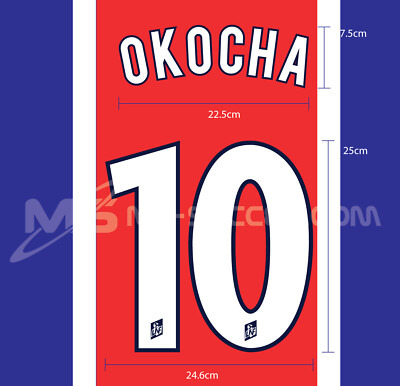 PARIS SAINT GERMAIN PSG Home French Ligue 1 1998-99 PU NAME