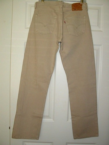levis 501 beige denim jeans