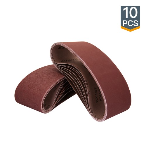 POWERTEC 3 x 18" Sanding Belt 40 Grit 10PK A/O Sandpaper Abrasive Polish 110860 - Picture 3 of 8