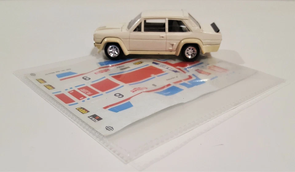 FIAT ABARTH 131 RALLIE -SANREMO '77 - VEREM/SOLIDO N.54 -1:43 - DECALCOMANIE LTD - Immagine 3 di 4