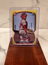 Rickardo Perez 1st 2023 Bowman Yellow Parallel 68/75