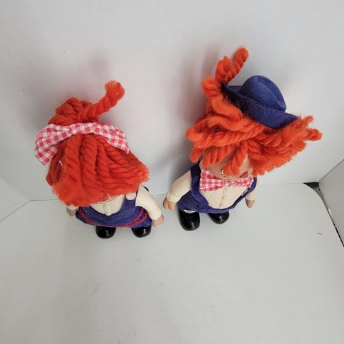 1974 Raggedy Ann & Andy Lot Coin Bank Dolls Royalty Industries Inc. 9” - Picture 2 of 9