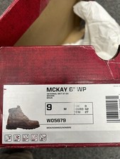 New Wolverine McKay 6  Work Boots WO5679, Waterproof ,Steel Toe ,size 9m,in Box