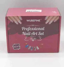 Wubefine Professional Nail Art Set 42 in 1 Kit Learner Practice New and Sealed