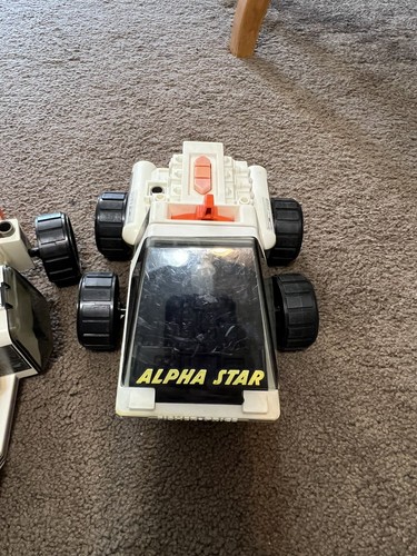 vtg Fisher Price Adventure astronaut People ALPHA STAR & trailer #326 80's - Picture 4 of 14