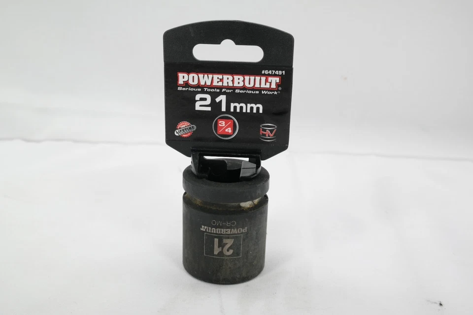Powerbuilt 647491 3/4" Square Impact Socket 21mm TF - Image 4 of 4