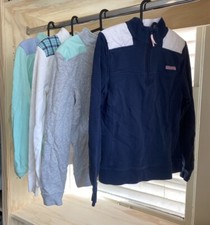 1660 Vineyard Vines Quarter Zip Pullover Sweatshirt Padded Lot of 4 Size S