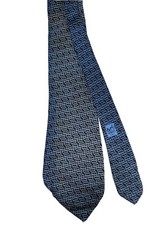 HERMÈS PARIS CRAVATTA UOMO MEN TIE VINTAGE JHF2378