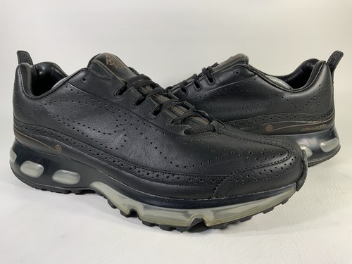 Nike Air Max 360 Premium Black Brown Leather 2006 Mens Size 13 315062-001