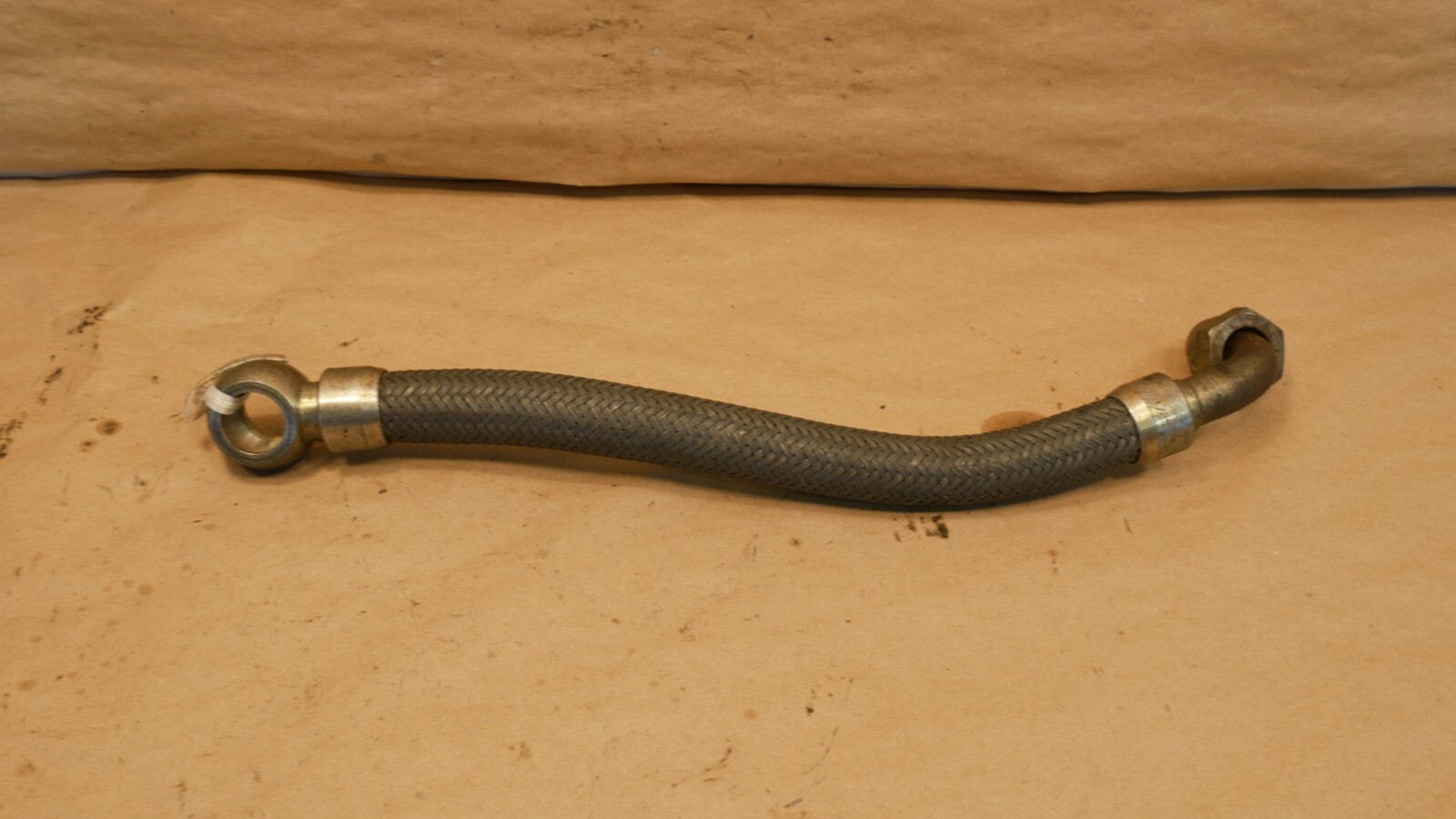 Ferrari Mondial Oil Hose From Cooler To Crankcase OEM PN 126910