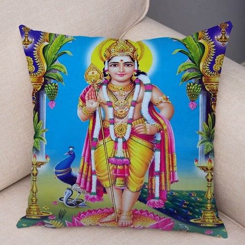 Indian Mythology Shiva Pillow Case Decor Colorful Cushion Cover for Sofa Car - Picture 21 of 36