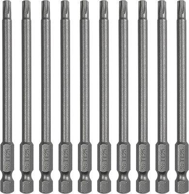 10PCS T25 Torx Screwdriver Bit Sets, 4  Length Magnetic Security Torx Bits Set (
