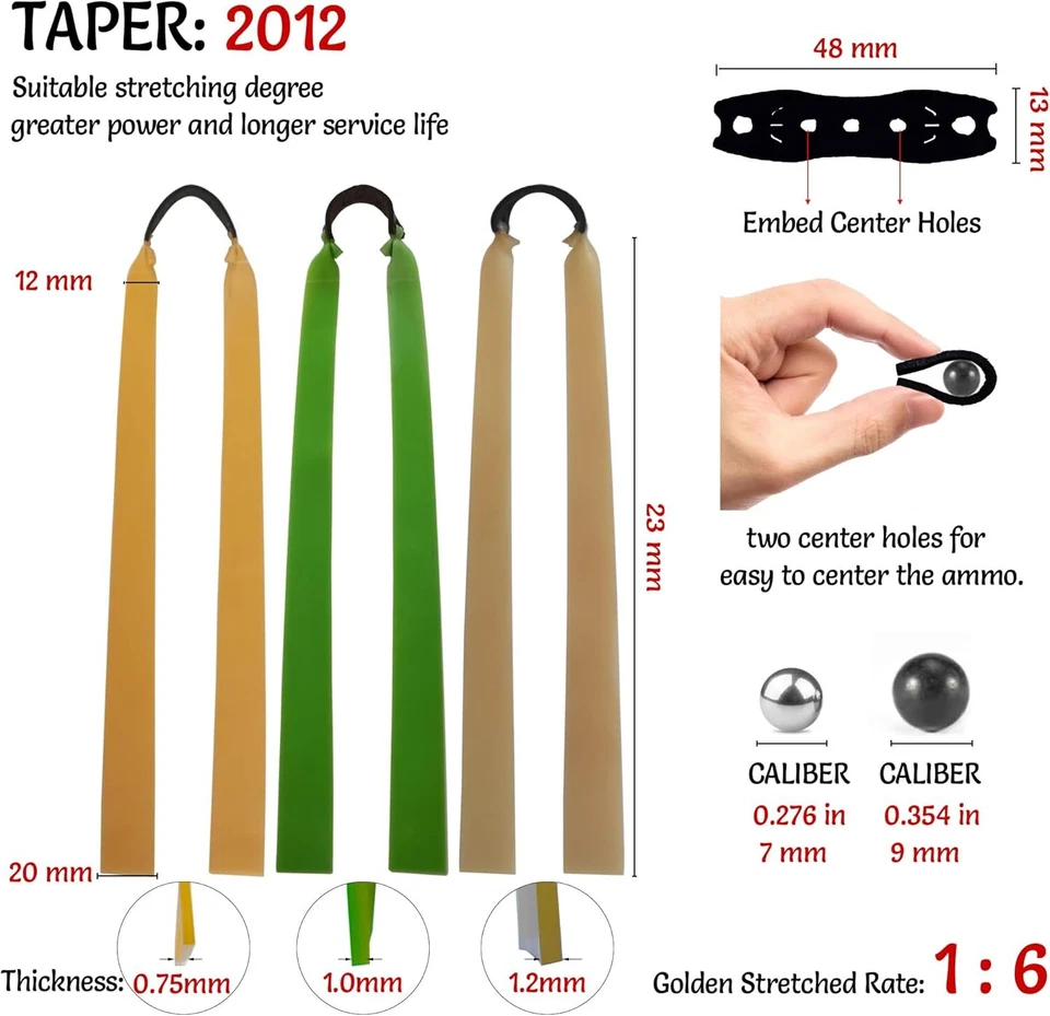 Resortera de Caza para Adultos, Táctica Profesional Alta Precisión Foto 4 de 4