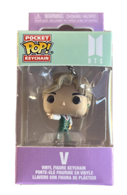 Bts Button Kim Taehyung Keychain BTS V Taehyung Key Ring SHIBUYA