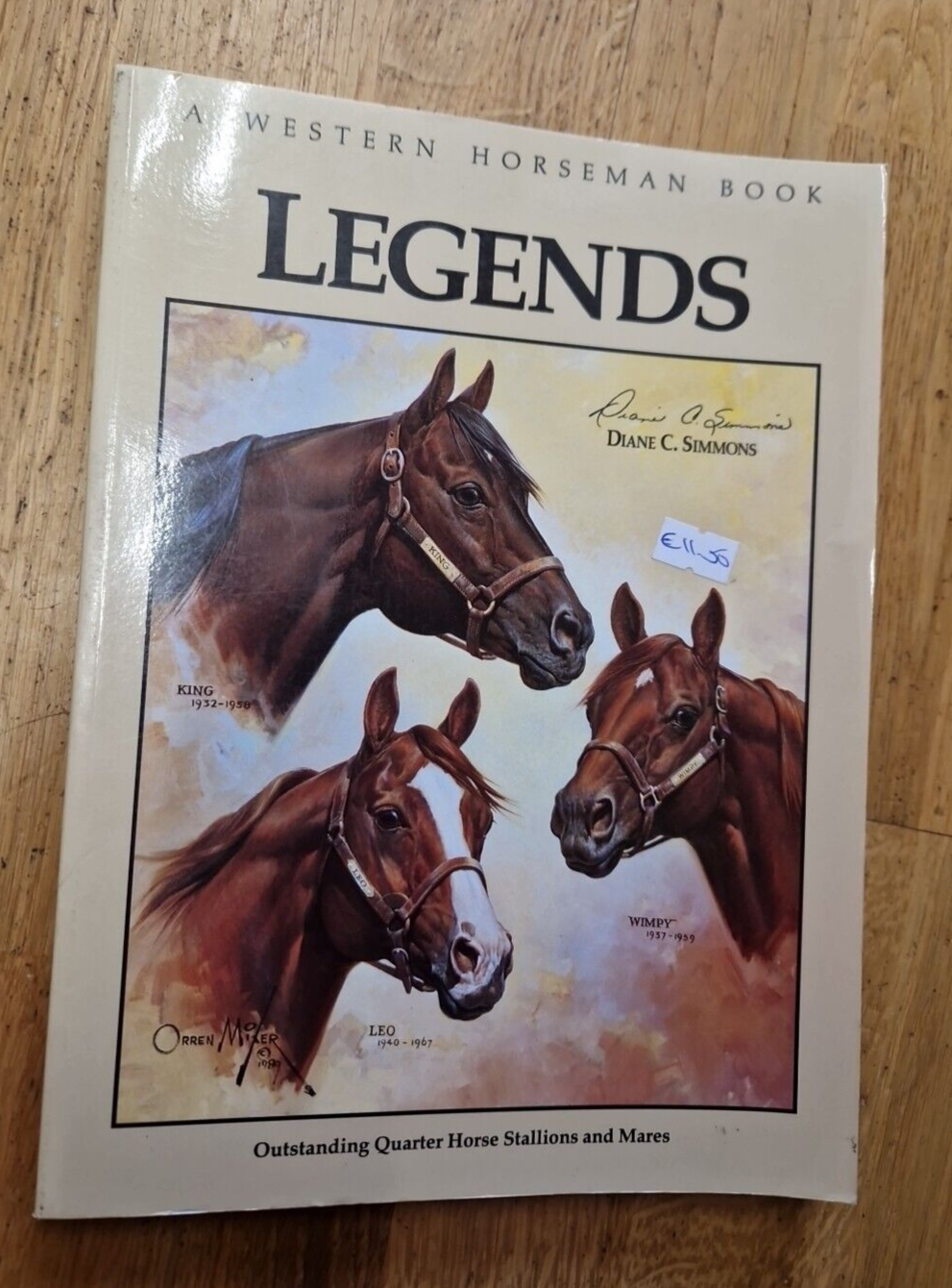 Western Horseman book LEGENDS Outstanding Quarter Horse Stallions & Mares horses