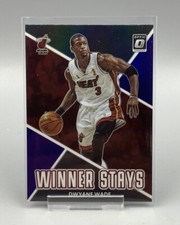 DWYANE WADE 2022-23 Donruss Optic Basketball PURPLE WINNER STAYS PRIZM Insert #5
