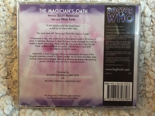 Doctor Who Big Finish Companion Chronicles 3.10 The Magician's Oath CD - Picture 2 of 2