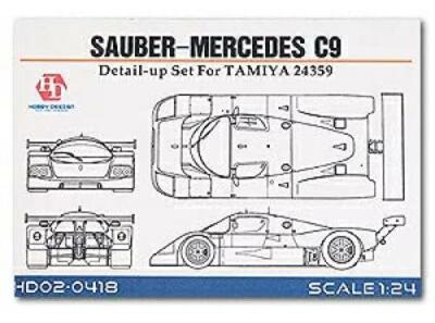 HOBBY DESIGN 1/24 Sauber Mercedes C9 Detail Up Set für Tamiya aus Japan 8765
